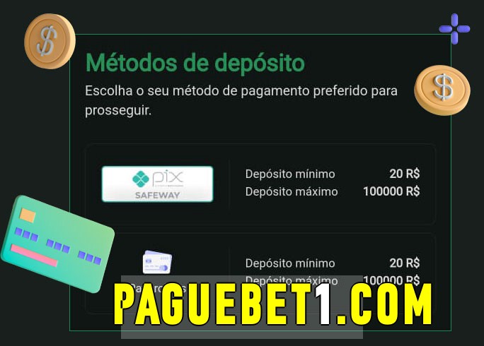 O cassino paguebet bet oferece uma grande variedade de métodos de pagamento